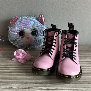 Light Pink Doc Marten Boots